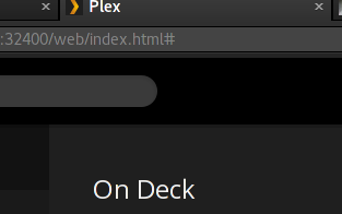 Plex is functional
