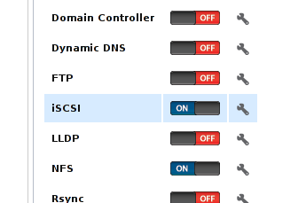 Enable iSCSI sharing